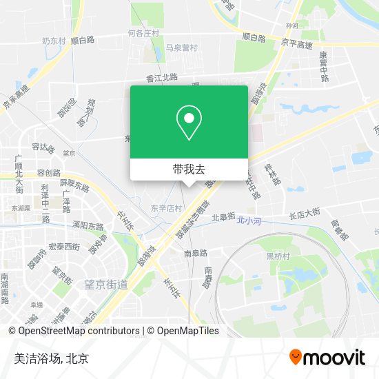 美洁浴场地图