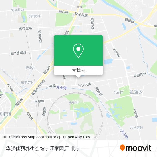 华强佳丽养生会馆京旺家园店地图
