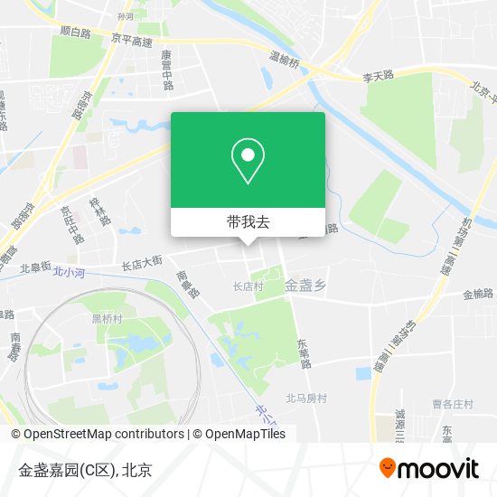 金盏嘉园(C区)地图