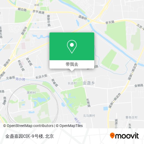 金盏嘉园C区-9号楼地图