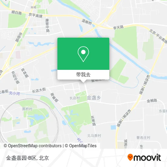 金盏嘉园-B区地图