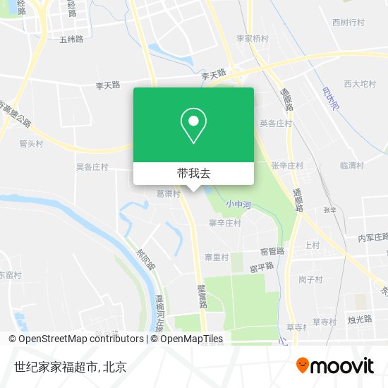 世纪家家福超市地图
