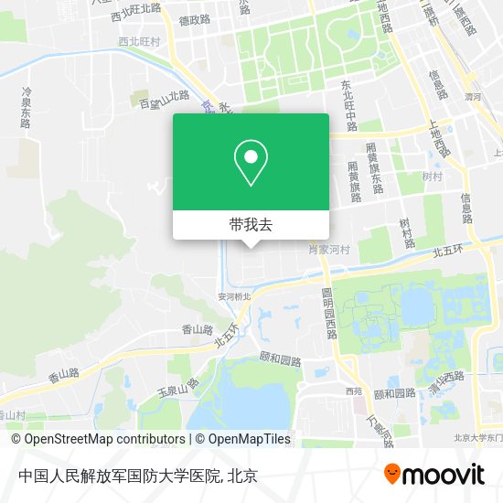 中国人民解放军国防大学医院地图