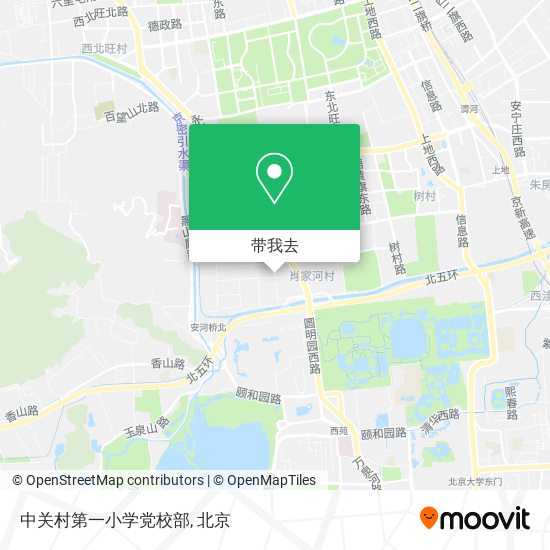 中关村第一小学党校部地图