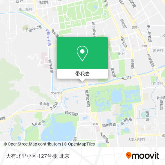 大有北里小区-127号楼地图