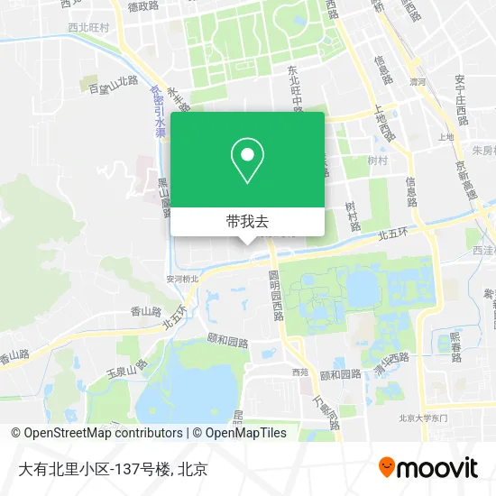 大有北里小区-137号楼地图