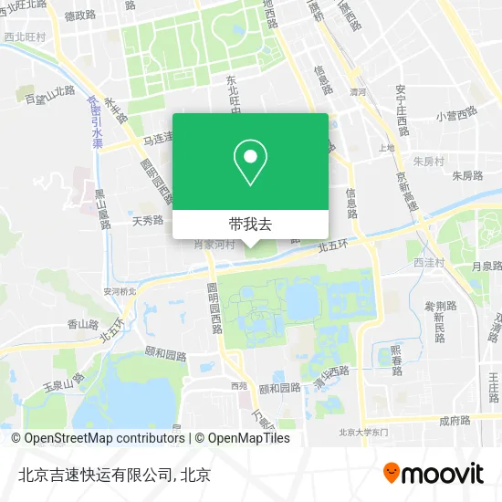 北京吉速快运有限公司地图