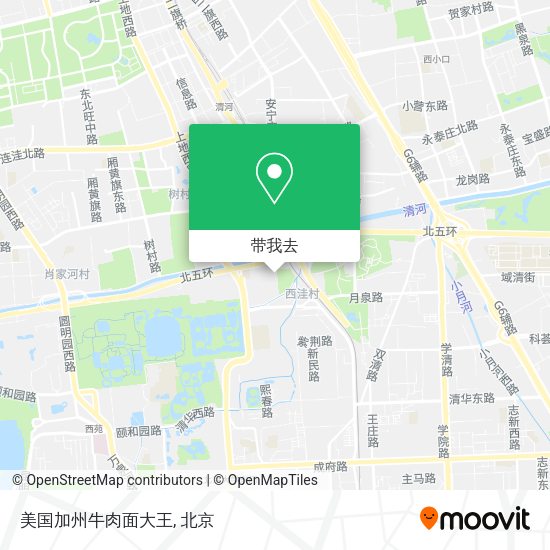 美国加州牛肉面大王地图