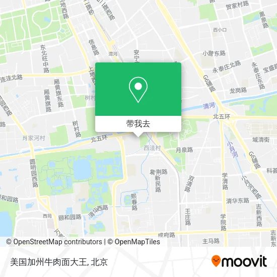 美国加州牛肉面大王地图