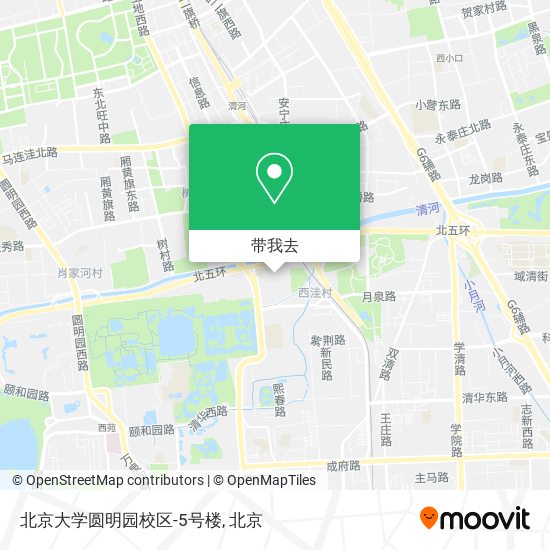 北京大学圆明园校区-5号楼地图