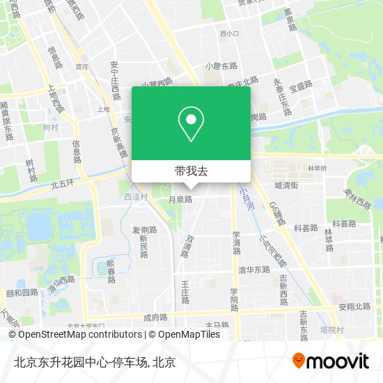 北京东升花园中心-停车场地图