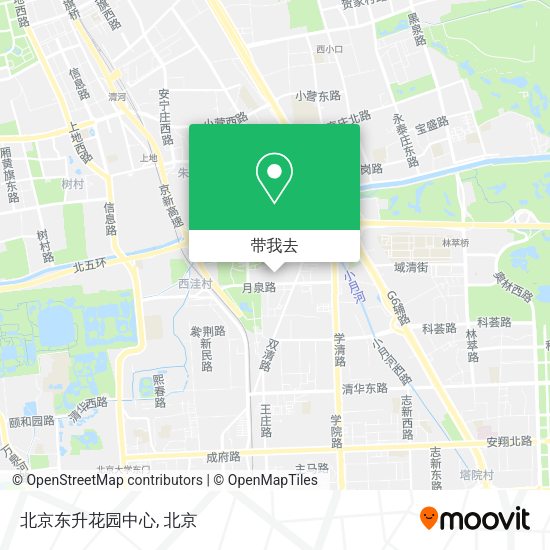 北京东升花园中心地图