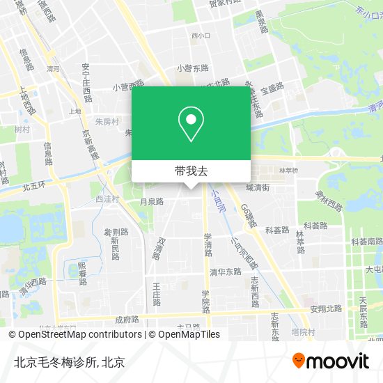 北京毛冬梅诊所地图
