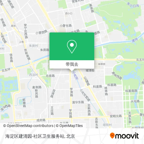 海淀区建清园-社区卫生服务站地图