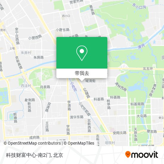 科技财富中心-南2门地图