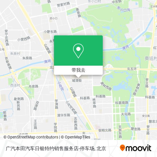 广汽本田汽车日银特约销售服务店-停车场地图