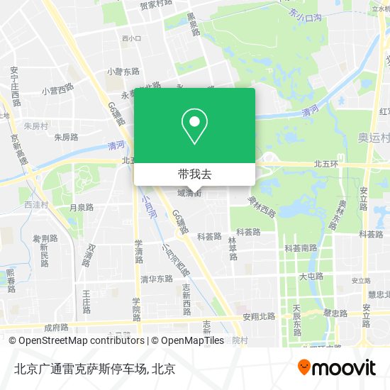北京广通雷克萨斯停车场地图