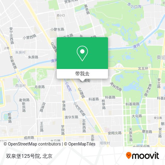 双泉堡125号院地图