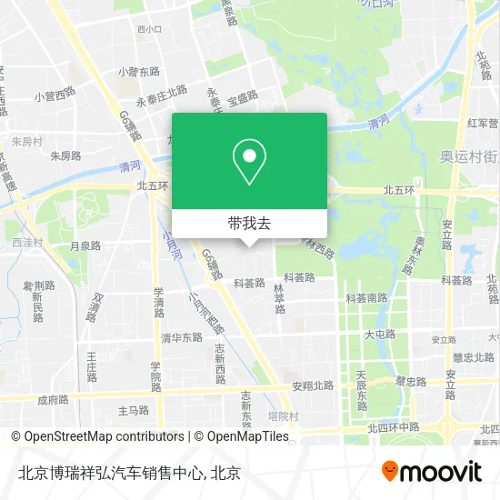 北京博瑞祥弘汽车销售中心地图