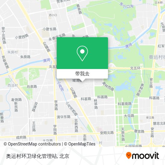 奥运村环卫绿化管理站地图