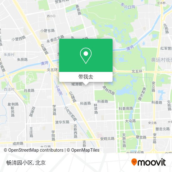 畅清园小区地图