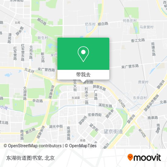 东湖街道图书室地图