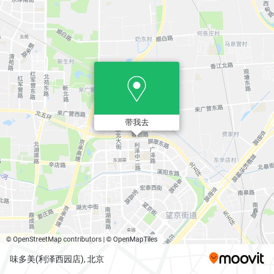 味多美(利泽西园店)地图