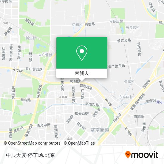 中辰大厦-停车场地图