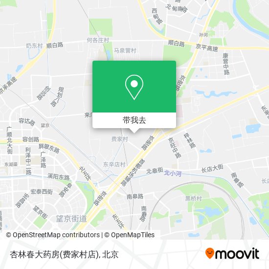 杏林春大药房(费家村店)地图
