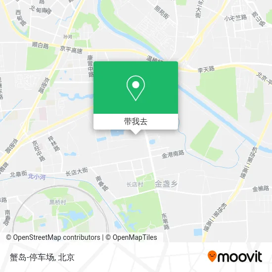 蟹岛-停车场地图
