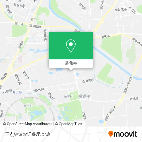 三点钟浓农记餐厅地图