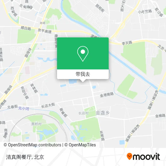 清真阁餐厅地图