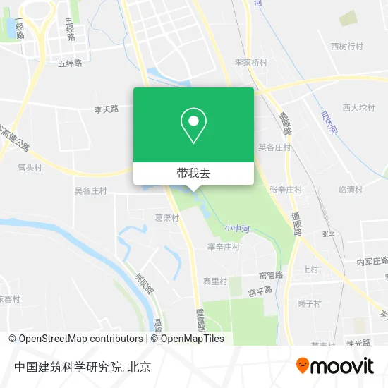 中国建筑科学研究院地图