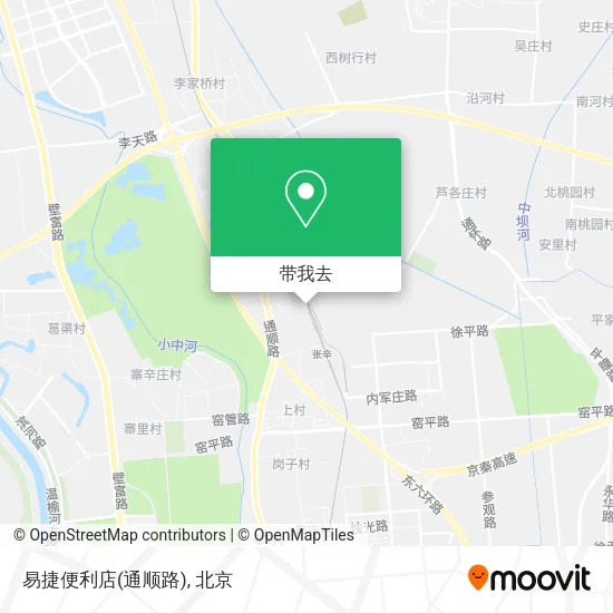 易捷便利店(通顺路)地图