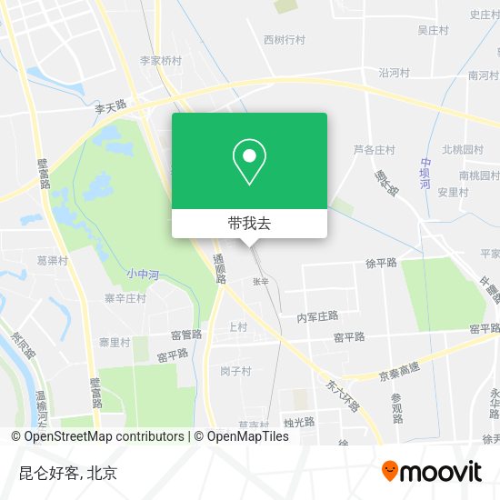 昆仑好客地图
