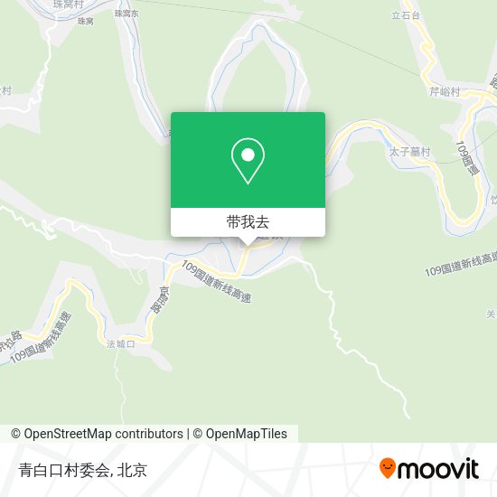 青白口村委会地图