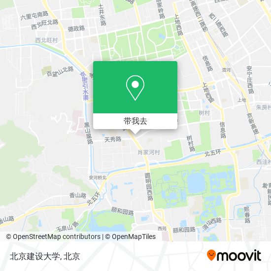 北京建设大学地图