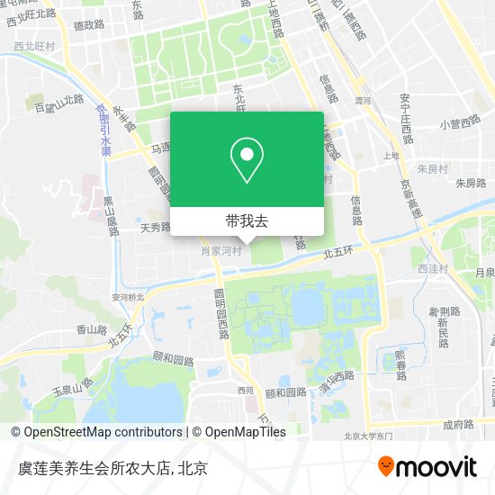 虞莲美养生会所农大店地图