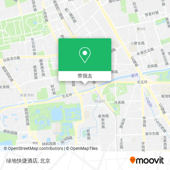 绿地快捷酒店地图