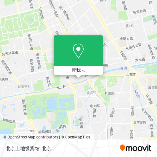 北京上地缘宾馆地图