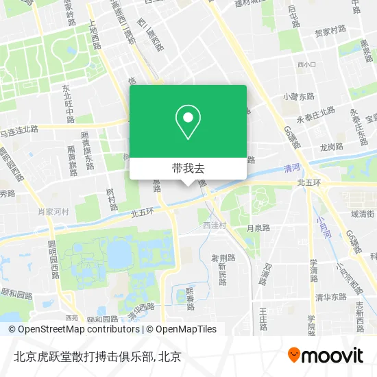 北京虎跃堂散打搏击俱乐部地图