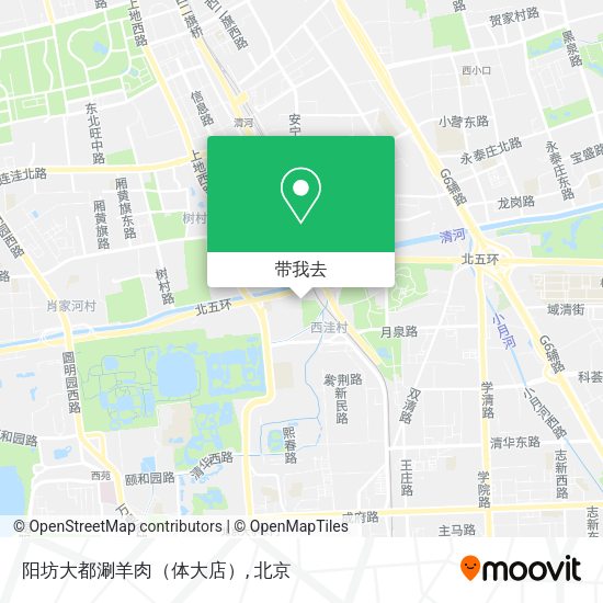阳坊大都涮羊肉（体大店）地图