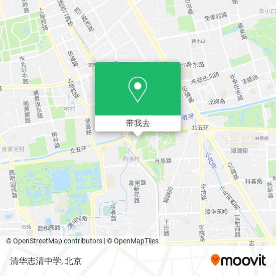 清华志清中学地图