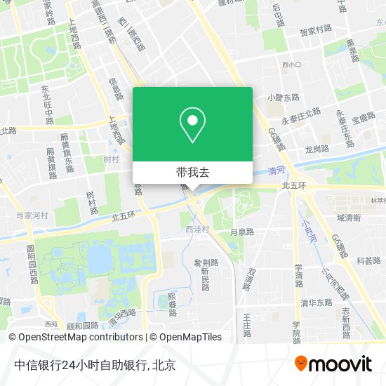 中信银行24小时自助银行地图