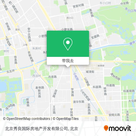 北京秀良国际房地产开发有限公司地图