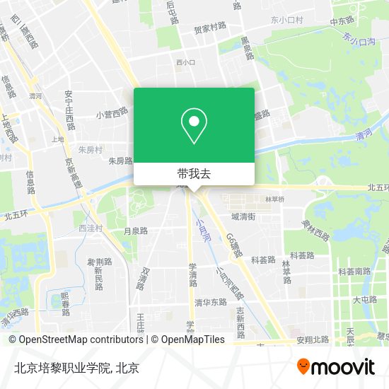 北京培黎职业学院地图