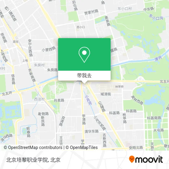 北京培黎职业学院地图