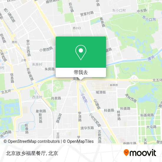 北京故乡福星餐厅地图
