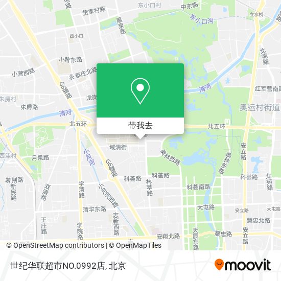 世纪华联超市NO.0992店地图