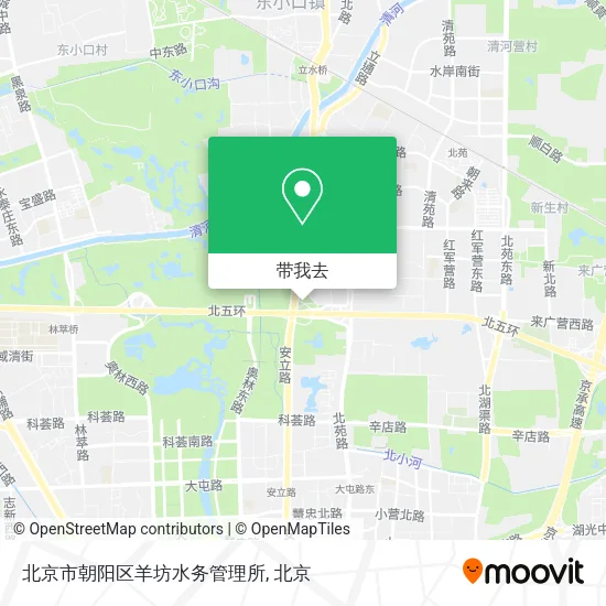 北京市朝阳区羊坊水务管理所地图